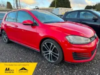 Used VW Golf VII GTD 150 HP (110 kW) 2014 Red Hatchback