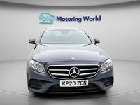 Used Mercedes E220 AMG line 194 HP (142 kW) 2020 Blue Sedan