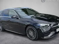 Used Mercedes C300 AMG line 258 HP (189 kW) 2025 Black Estate