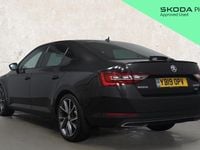 Used Skoda Superb SportlinePlus 190 HP (139 kW) 2019 Black Hatchback