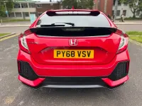 Used Honda Civic SR 126 HP (92 kW) 2019 Red Hatchback