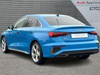 Used Audi A3 S-Line 108 HP (79 kW) 2023 Blue Sedan