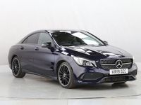 Used Mercedes CLA220 AMG line 170 HP (125 kW) 2019 Blue Sedan