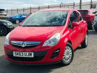 Used Vauxhall Corsa S 65 HP (47 kW) 2013 Red Hatchback