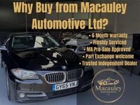 Used BMW 520 2015 Black Sedan