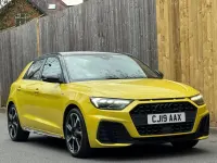Usado Audi A1 Sportback S-Line 150 CV (110 kW) 2019 Amarillo Utilitario