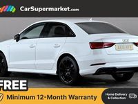 Used Audi A3 Black Edition 116 HP (85 kW) 2018 White Sedan