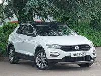 Used VW T-Roc Design 115 HP (84 kW) 2018 White SUV