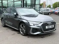 Używany Audi A3 S-Line 2021 Szary Sedan/Limuzyna