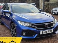 Used Honda Civic SR 120 HP (88 kW) 2018 Blue Hatchback