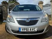 Used Vauxhall Meriva 130 HP (95 kW) 2011 Silver MPV