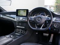 used Mercedes CLS220 CLS-Class 2015 (65) MERCEDES BENZBLUETEC AMG PREMIUM COUPE DIESEL AUTO GREY