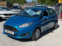 Used Ford Fiesta Zetec 2014 Blue Hatchback