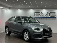 Begagnad Audi Q3 S-Line 184 HK (135 kW) 2015 Grå SUV