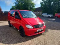Used Mercedes Vito 204 HP (150 kW) 2008 Red Van