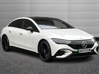 Used Mercedes EQE350 AMG line 214 kW (292 HP) 2025 Opalite white bright Sedan
