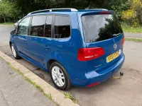 Used VW Touran SE 105 HP (77 kW) 2011 Blue MPV