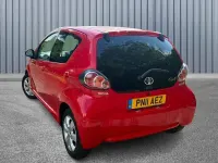 Used Toyota Aygo 68 HP (50 kW) 2011 Red Hatchback