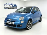 Used Fiat 500 S 69 HP (50 kW) 2015 Blue Hatchback