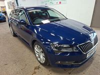 Used Skoda Superb SE L Executive 220 HP (161 kW) 2016 Blue Estate