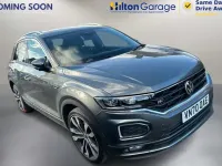 Usado VW T-Roc R-line 150 CV (110 kW) 2020 Gris SUV