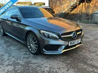 Begagnad Mercedes C220 AMG line 170 HK (125 kW) 2017 Grå Sportkupé