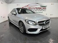 Begagnad Mercedes C250 AMG line 204 HK (150 kW) 2016 Silver Sportkupé