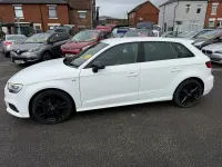 Used Audi A3 S-Line 116 HP (85 kW) 2018 White Sedan