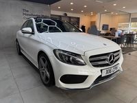 Used Mercedes C250 AMG Line Premium Plus 2016 White Sedan