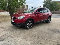 Used Nissan Qashqai N-TEC 141 HP (103 kW) 2010 Red SUV