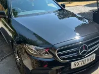 Used Mercedes E220 AMG line 194 HP (142 kW) 2020 Black Estate