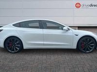 Used Tesla Model 3 Performance 461 kW (627 HP) 2020 White Sedan