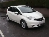 Used Nissan Note Acenta Premium 90 HP (66 kW) 2016 White Hatchback