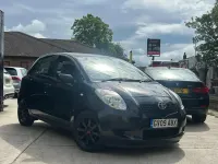 Used Toyota Yaris 101 HP (74 kW) 2009 Black Hatchback