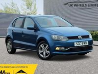 Used VW Polo Match 90 HP (66 kW) 2017 Blue Hatchback
