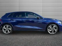 Used Audi A3 Black Edition 150 HP (110 kW) 2025 Blue Hatchback