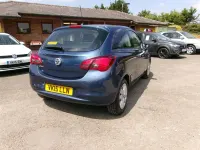 Used Vauxhall Corsa Design Edition 2015 Blue Hatchback