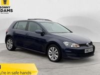 Used VW Golf VII SE 122 HP (89 kW) 2014 Blue Hatchback