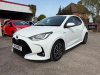 Used Toyota Yaris Hybrid Design 2021 White Hatchback