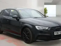Used Audi A3 Sportback Black Edition 150 HP (110 kW) 2017 Black Hatchback