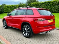 Used Skoda Kodiaq SportLine 150 HP (110 kW) 2019 Red SUV