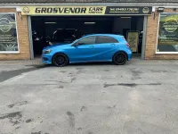 Used Mercedes A220 AMG 170 HP (125 kW) 2015 Blue Hatchback