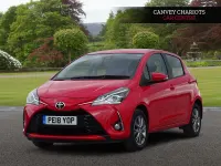 Used Toyota Yaris 2018 Red Hatchback