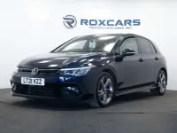 Used VW Golf VIII R-line 150 HP (110 kW) 2021 Blue Hatchback