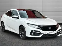 Used Honda Civic EX 126 HP (92 kW) 2021 Platinum white Hatchback