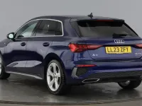 Used Audi A3 Sportback S-Line 150 HP (110 kW) 2023 Blue Hatchback
