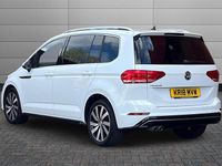 Used VW Touran R-line 150 HP (110 kW) 2018 Pure white MPV