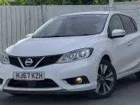 Used Nissan Pulsar Tekna 116 HP (85 kW) 2017 White Hatchback
