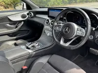 Used Mercedes C220 AMG line 194 HP (142 kW) 2019 White Cabriolet
