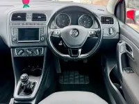 Used VW Polo Match 60 HP (44 kW) 2016 Red Hatchback